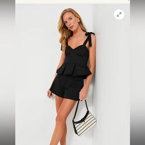 HYACINTH HOUSE
Black Bustier Ophelia Top